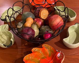 Decorative items.