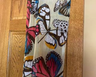 Gorgeous butterfly patterned scarf.