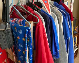 Rack of KU clothing