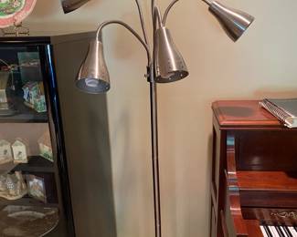 Very, very cool chrome floor lamp.