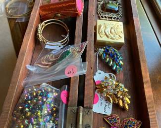 Pins, bracelets, beads, and more.