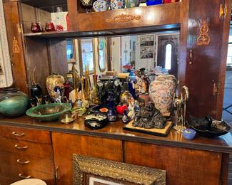 Asian items, glassware and more