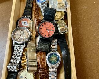 Lot of assorted men’s wrist watches