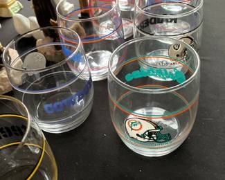 FOOTBALL COLLECTORS. GLASSES