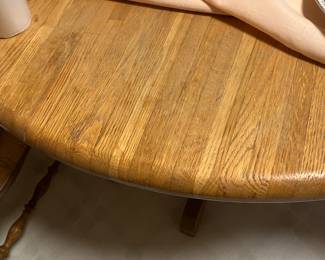 Wooden kitchen table fort chairs