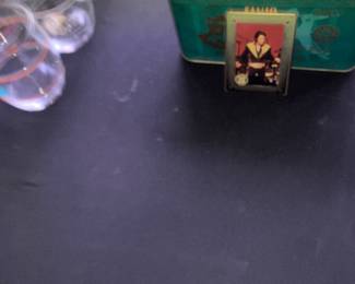 Metallic Elvis Presley card