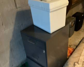 Two draw file cabinet