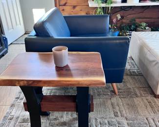 Natural Edge End Table