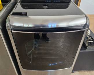 Exterior of LG electric dryer.