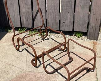 jan ekselius 1960s era “etcetera” chair and ottoman frame