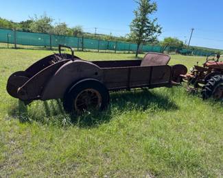 vintage manure spreader