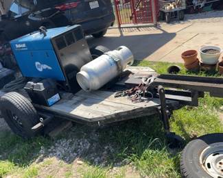 Miller Bobcat 250 AC welder runs off propane