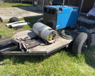 Miller Bobcat 250 AC welder runs off propane