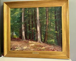 Woodland Scene by John Newton Howitt.