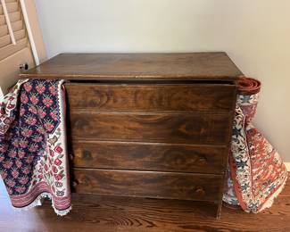 Antique blanket chest.