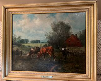 Watering the Cows by George Reike 1901