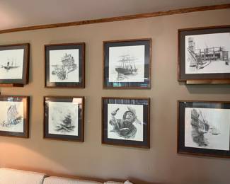 Ship building prints.