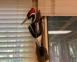 Hand carved Woodpecker.