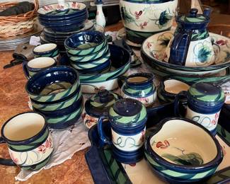 Gail Pittman dishes. Each piece signed by the artist.