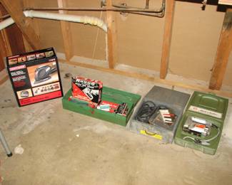 sander, stapler and jig saws