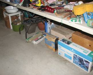 under the tables are full too!