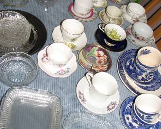 cups and saucers