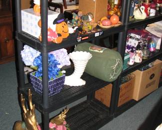Holiday items and a Coleman sleeping bag