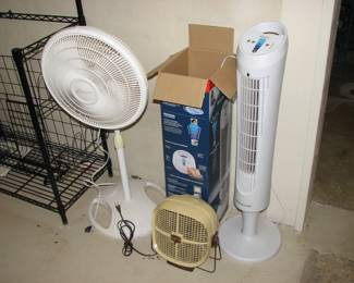 Fans including a nice vintage Seabreeze