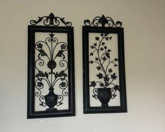 Matching wall art.