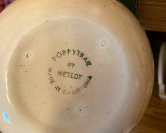 Metlox Poppytrail Provincial Rooster dinnerware