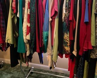 Lots of women's clothing
