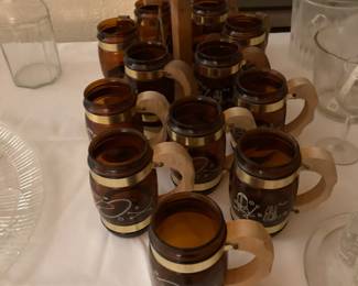 Vintage Siesta Ware Western mugs