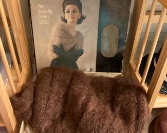 Vintage Mohair stole in original box