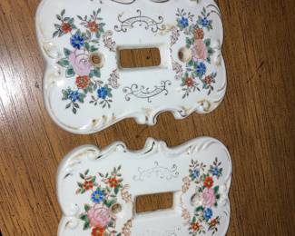 Large number of decorative light switch plates