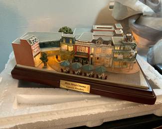Robert Olszewski Walt Disney World Main Street Cinema and Uptown Jewelers, with original box