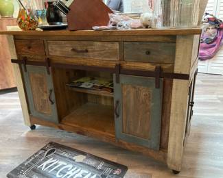 Kitchen Island by Crafters and Weavers- Bayshore collection