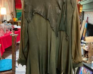 Back of custom made leather jacket