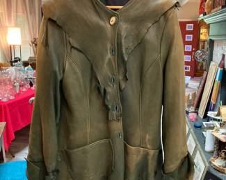 Custom made leather jacket