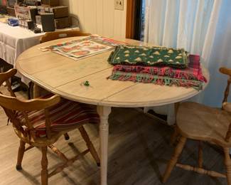Table and chairs