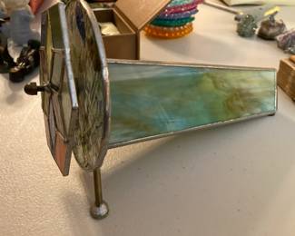 Vintage stained glass kaleidoscope
