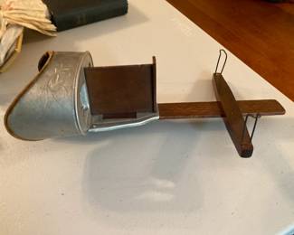 Antique handheld stereoscope