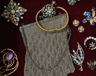 Vintage mesh purse