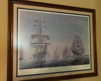 Tall ship print