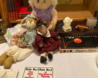 Vintage toys and board games