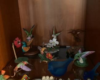 Hummingbird figurines