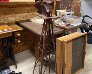 Windmill yard decor