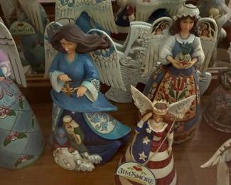 Large collection of Jim Shore figurines