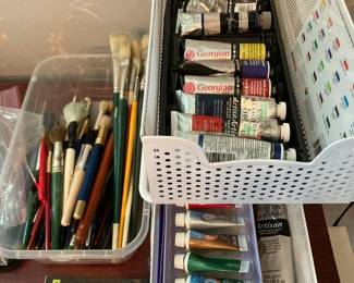 Large selection of arts and crafts supplies