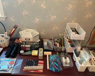 Large selection of arts and craft supplies