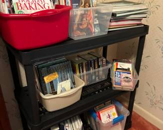 Large selection of magazines and books